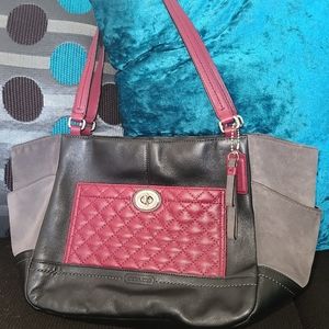 Carrie Park Quilted Colorblock Purse